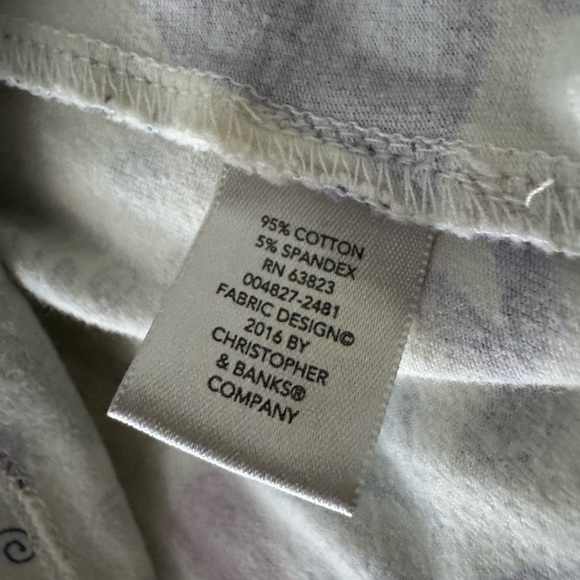 Christopher & Banks Christmas Festive Multicolor Graphic Top size medium - Picture 8 of 9